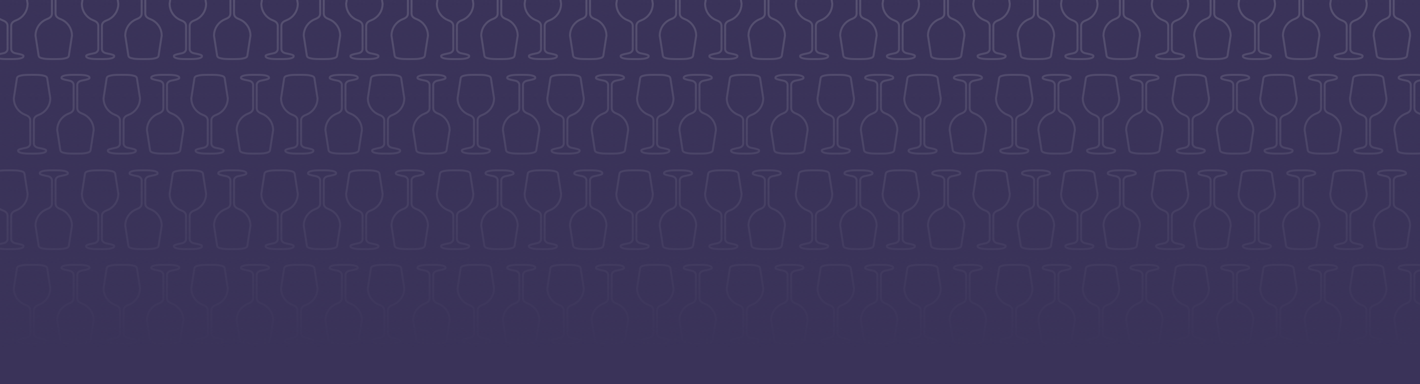 purple background with wine glass pattern